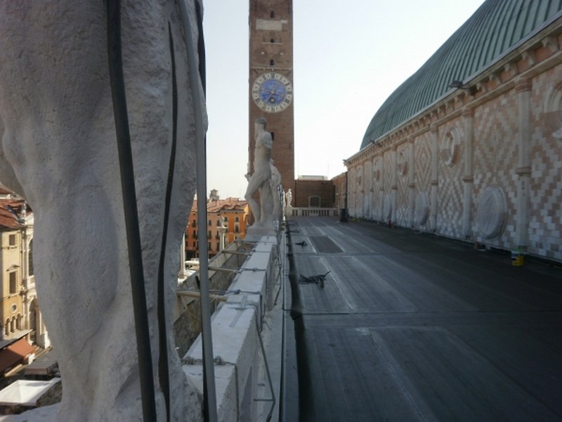 Impermeabilizzazioni di coperture e loggiati della Basilica Palladiana